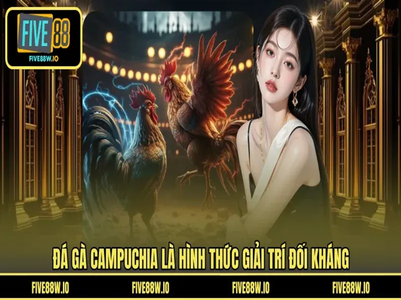 Đá gà Campuchia là hình thức giải trí đối kháng 
