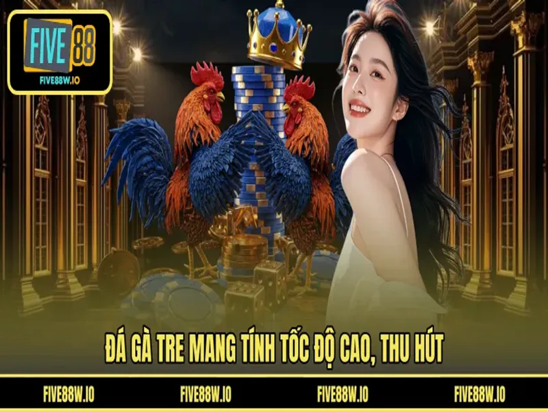 Đá gà tre mang tính tốc độ cao, thu hút 