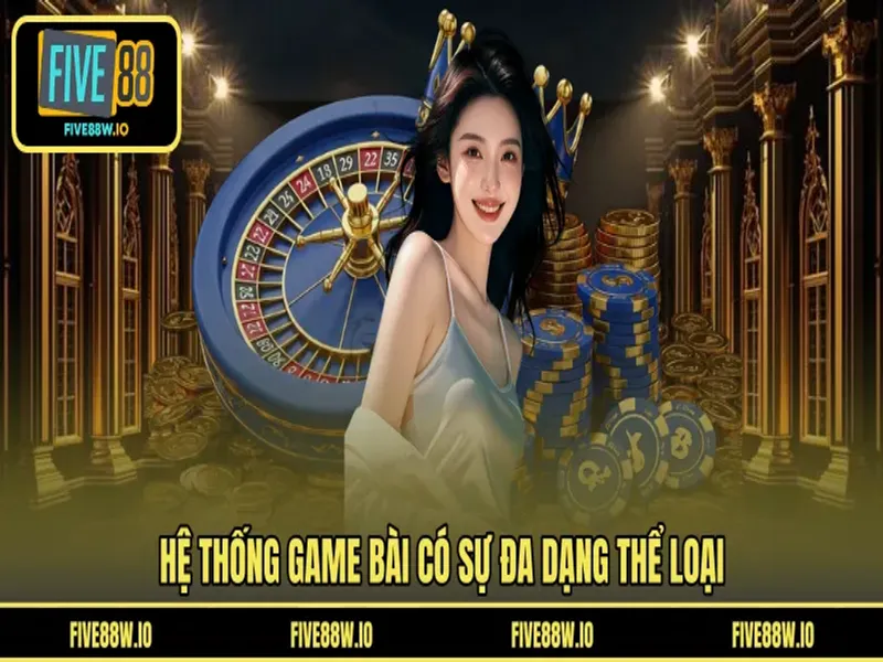 Hệ thống game bài có sự đa dạng thể loại
