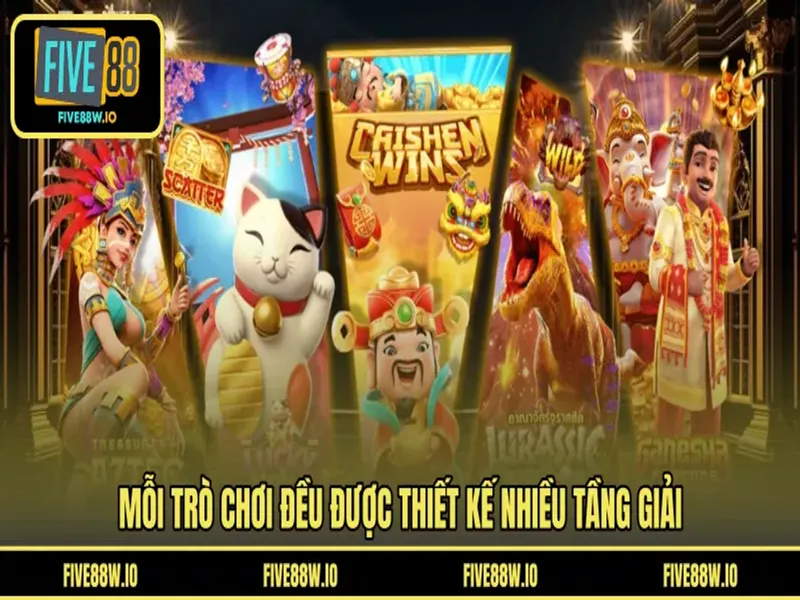 Mỗi trò chơi đều được thiết kế nhiều tầng giải 