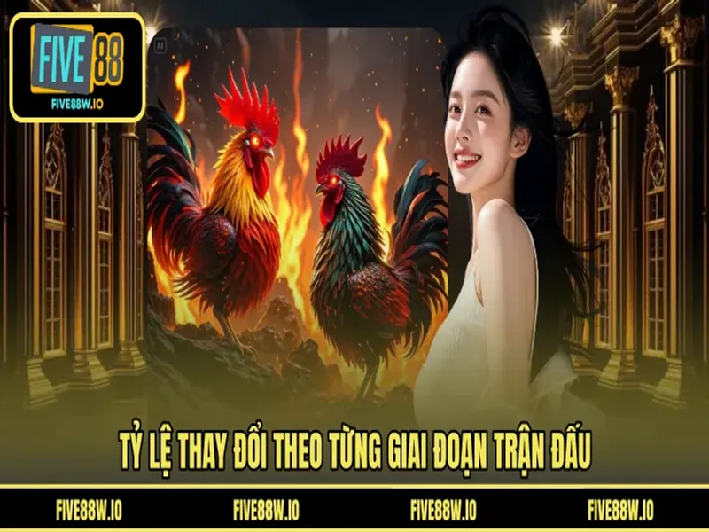Tỷ lệ thay đổi theo từng giai đoạn trận đấu